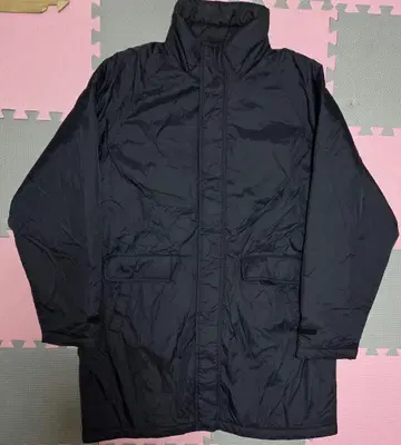 UNIQLO 올드 유니클로 패디드 롱 코트 432-0102 네이비 택