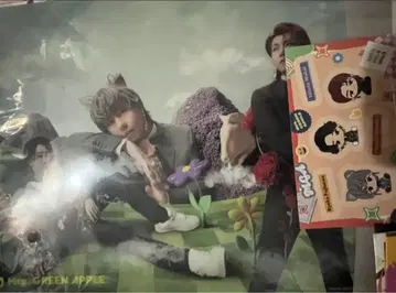 미사용 Mrs.GREEN APPLE 제일복권 H상 5점 세트