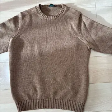 새상품급 ZANONE 5 게이지 니트 브라운