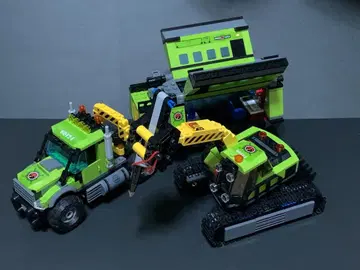 LEGO 레고 60124 화산 조사 기지 차량 2대