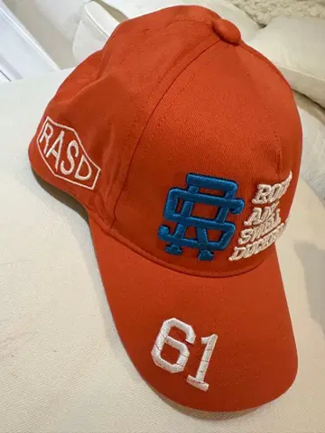 새상품 rough & swell 로고 캡