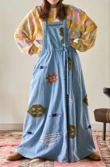 미사용품! 차이하네 슈라스티 오버롤 스커트 라이트