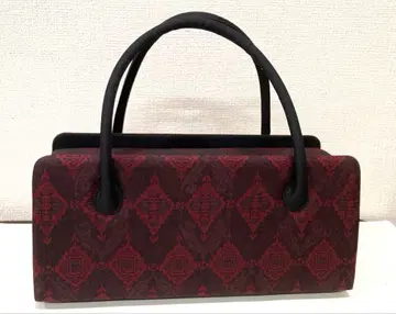 순수 실크 타테니시키 리큐 기모노 가방