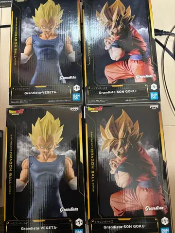 Grandista-VEGETA & SON GOKU 피규어 4세트