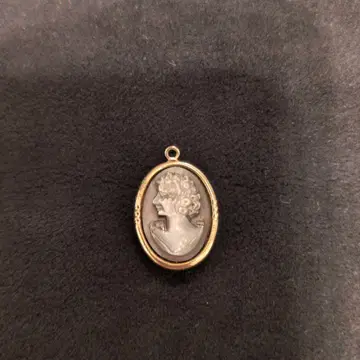 카메오 펜던트 탑 타원형