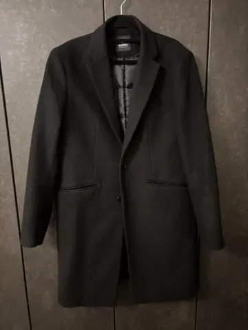 nano universe 나노 유니버스 블랙 체스터 코트 L