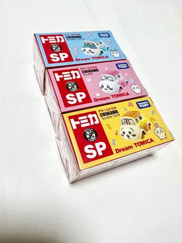 드림 토미카 치이카와 (먼작귀) 하치와레 토끼 3종 세트