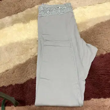 그레이 레이스 포함 레깅스 LL