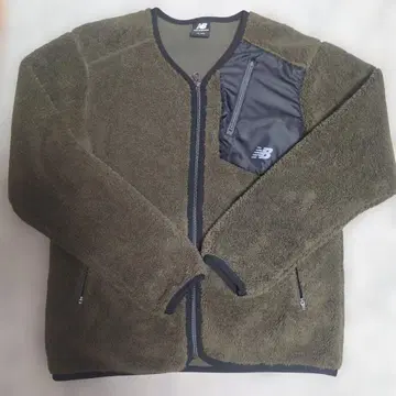 뉴발란스 플리스 자켓 M 사이즈 올리브 그린