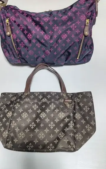 꽃무늬 토트백 2종 세트