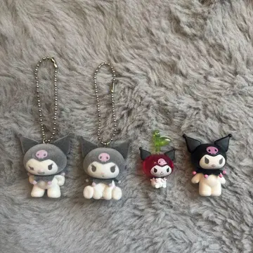 Netflix 쿠로미 피규어, 키링 4개 세트
