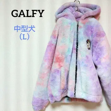 갈피 흐릿한 퍼 블루종 개 인조 모피 2대 타이다이 모자이크