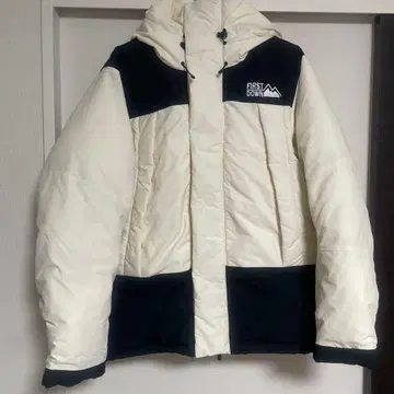 FIRST DOWN 후드 부착 다운 자켓 L