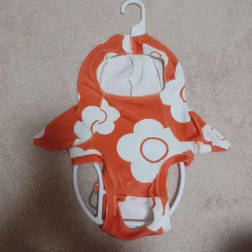 MARY QUANT x LOVOT 데이지 벨로아 프린트 티셔츠 (오렌지)