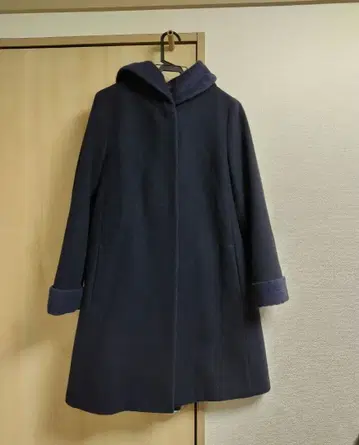 투모로우랜드 롱 코트 네이비