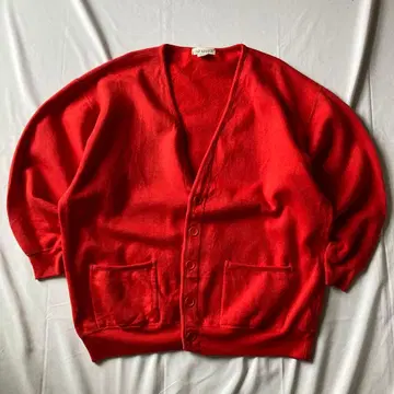 레어 00s GAP 갭 맨투맨 가디건 빨간색 그런지 Y2K