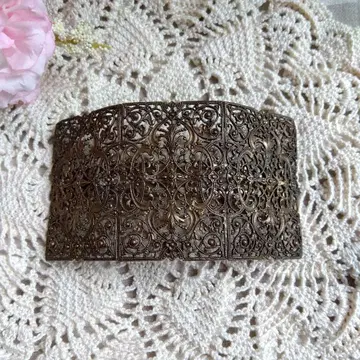 IMAC 이마크 레이스 메탈 머리핀 프랑스제 앤티크