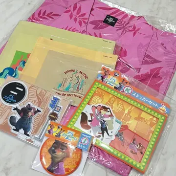 [익명] 주토피아2 당첨 복권 하와이안 셔츠 캔 거울 아크릴 스탠드