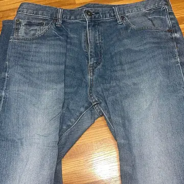 스트레이트 데님 블루 사이즈 32