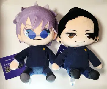 주술회전 5주년 오스와리 M 봉제 인형 고죠 여름유 세트