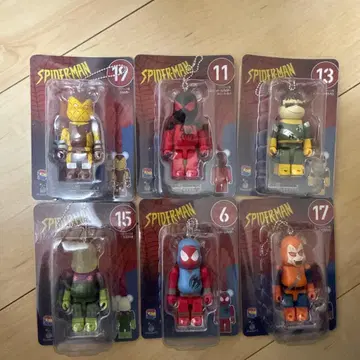 BE@RBRICK 스파이더맨 해피 복권 1번 6체 세트