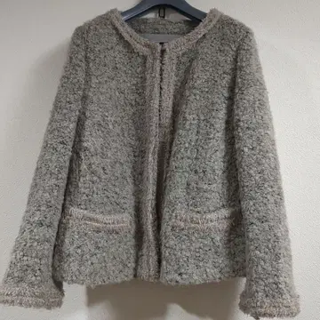 23구 트위드 니트 자켓 알파카 혼방 레어 사이즈 48