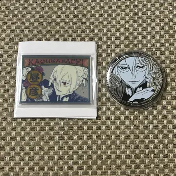 카구라바치 히루히코 점페스 실버 캔뱃지 파브미러풍 스티커