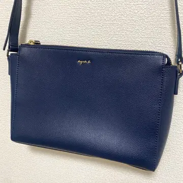 agnes b. 에네스베 숄더백 네이비