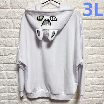 [ 새상품 ] 하이큐 화이트 후드티 3L 키타 신스케