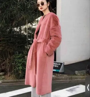Ameri 2WAY SOFT BOA LONG COAT
