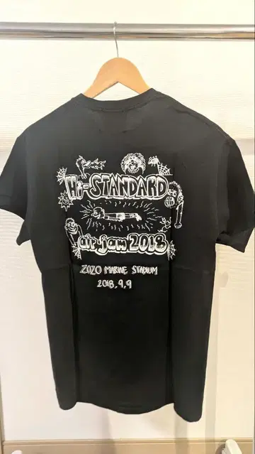 AIR JAM 2018 티셔츠 M 사이즈 블랙 Hi-STANDARD