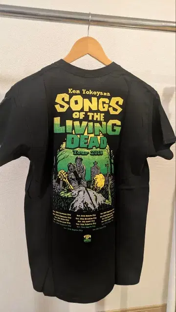Ken Yokoyama 티셔츠 2018년 투어 PIZZA OF DEATH
