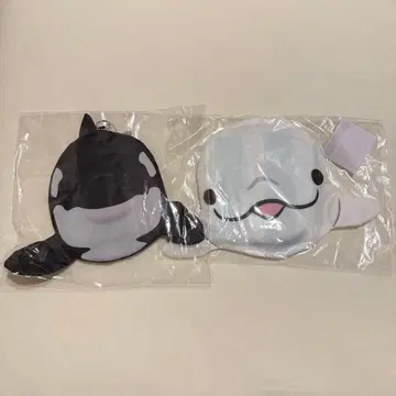 카모가와 씨월드 에코백 범고래 벨루가 2세트