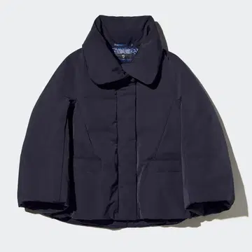 유니클로 질 샌더 하이브리드 다운 자켓 다운 +J 숏 기장