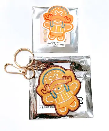 상디의 간식 진저맨 와펜 키링 스티커