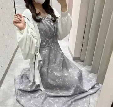 AnMille 안미르 썸머 레이스업 볼레로 가디건 화이트