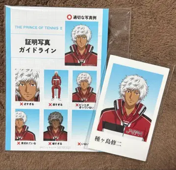 신 테니스의 왕자님 JF 점페스 선수 명감 특전 폴라샷 타네가시마