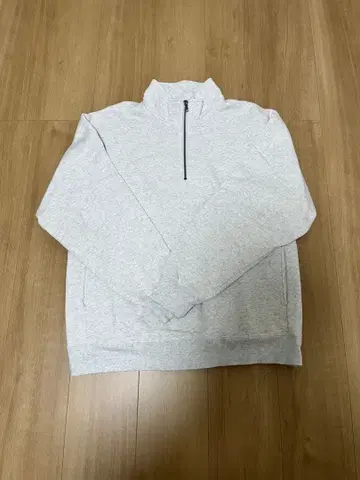 [ GU ] 하프 지퍼 트레이닝복 [라이트 그레이]