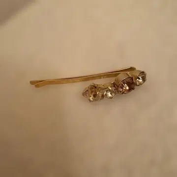 complex biz 골드 크리스탈 헤어핀