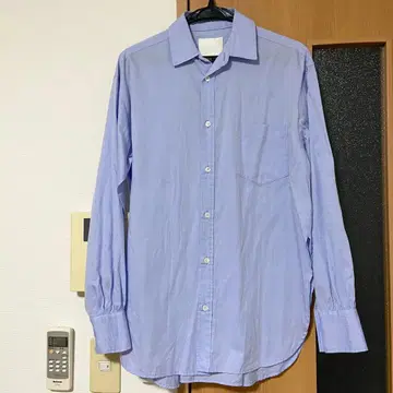 드로잉 넘버 코튼 플레인 오버 셔츠