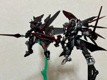 종이상자 전사 LBX 오딘 mk2 아킬레스 D9 정크 페인팅 완성품