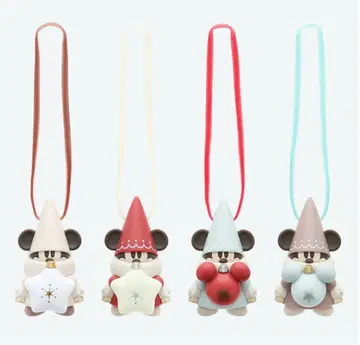 디즈니 크리스마스 리루린린 캡슐 토이 전 4종