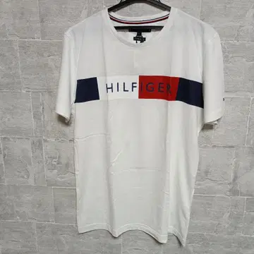 타미힐피거 L 사이즈 화이트 티셔츠