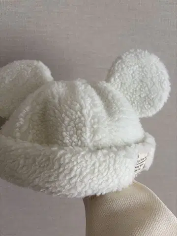 미키마우스 귀달린 플리스 모자