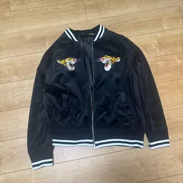 티거 디즈니랜드 Tigger 호랑이 자수 벨벳 스카잔