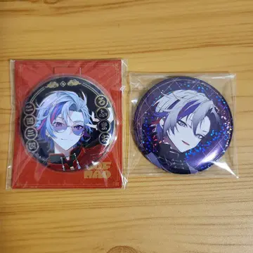 니지산지 후와 미나토 사신 타로 캔뱃지 2개 세트