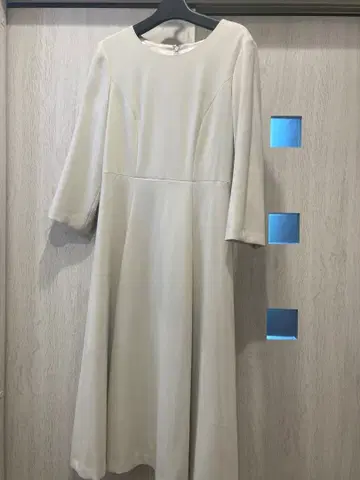 아이보리 A라인 롱 원피스 38