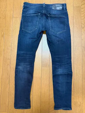 지스타 로우 다크 블루 슬림핏 데님