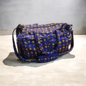 토트백 파란색 무늬