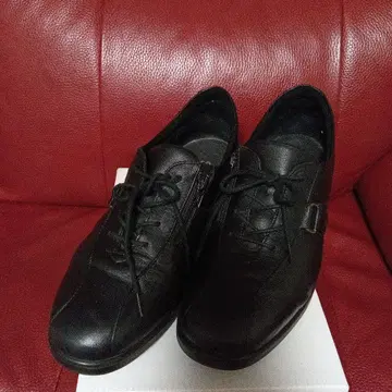 MOON STAR SPORTH 블랙 가죽 캐주얼 슈즈